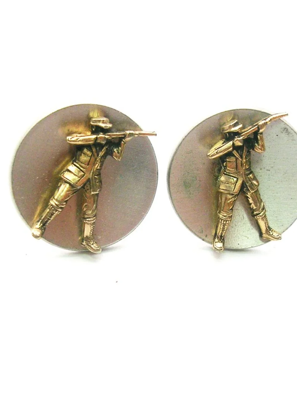 Vintage Swank Cuff Links Hunter Gift classic Man's Suit Accessory Formal Wear